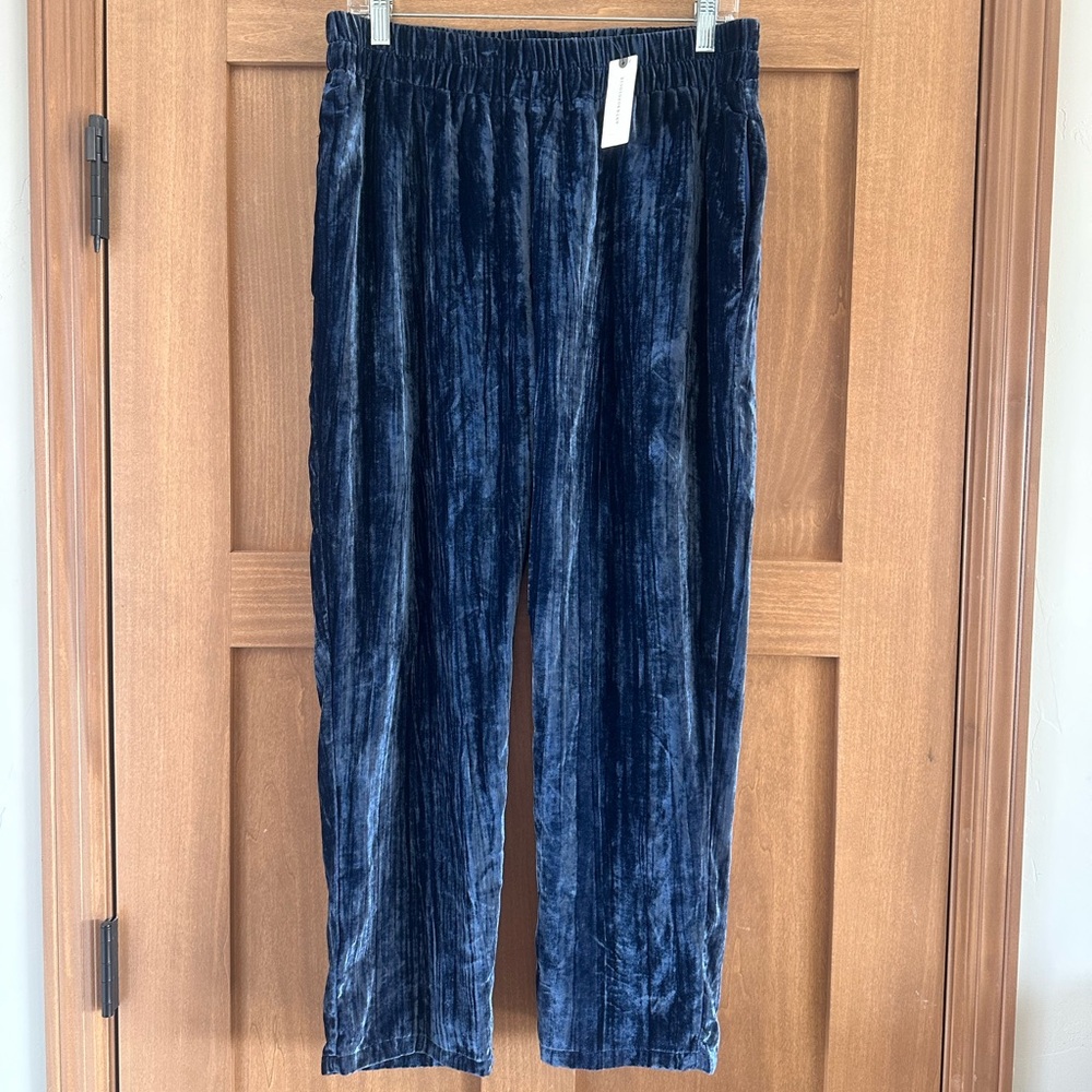 NWT Anthropologie Tina + Jo Josephine Velvet Tapered Trousers M - Picture 2 of 13